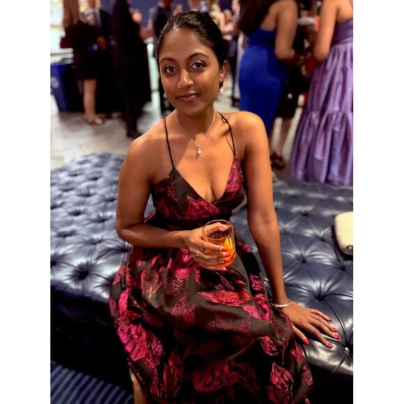 Hutch Floral Jacquard High-Low Gown – Size 2 (Retail $445) - Picture 10 of 16